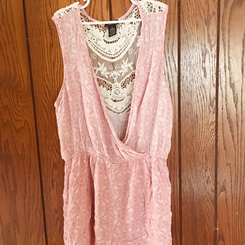 Lace Back Romper by Rue21